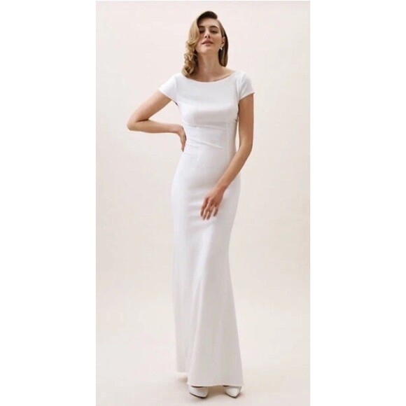 Dresses & Skirts - BHLDN Madison Maxi Dress Gown by Katie May Size 2 Ivory $280